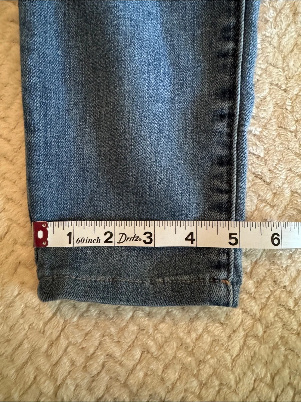 Madewell 10” RoadTripper Skinny‎ Jeans in Light Blue Wash Size 24
